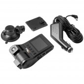 Technaxx TX-185 Autós kamera Látószög, vízszintes (max.)=120 ° 5 V Kijelző, Kettős kamera, G érzékelő, Beltéri kamera, Akku, hurok felvétel