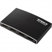 SpeaKa Professional SP-HDMIS-230 HDMI elosztó 3840 x 2160 pixel Fekete