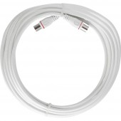 Axing Antennák, SAT Csatlakozókábel 5 m 105 dB Fehér