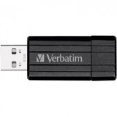 USB stick 8 GB Verbatim Pin Stripe Fekete 49062 USB 2.0
