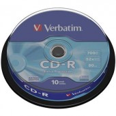 Írható CD-R 700 MB Verbatim 43437 10 db
