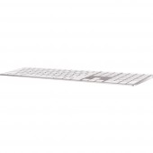 Apple Magic Keyboard Bluetooth™ Billentyűzet Fehér Numerikus billentyűzettel, Újratölthető