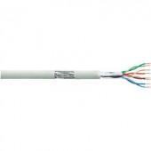 CCA telepítőkábel, CAT 5e SF/UTP kábel szereléshez SF/UTP 4 x 2 AWG 24/1 Szürke 305 m LogiLink
