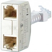 RJ45 Hálózat CAT 5 [2x RJ45 alj - 1x RJ45 dugó] 0 m Ezüst BTR Netcom 130548-03-E