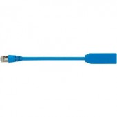 RJ45 Hálózat CAT 7 [1x RJ45 dugó - 1x RJ45 alj] 0.20 m Kék Telegärtner