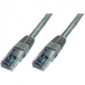 RJ45 Hálózat csatlakozókábel CAT 5e U/UTP 1x RJ45 dugó - 1x RJ45 dugó 1 m Szürke UL minősített