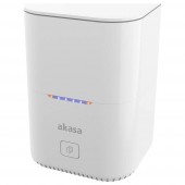 Akasa DuoDock MX M.2 SSD ház USB-C® (USB 3.2 Gen 2) 10 GBit/s M.2 PCIe NVMe 2242, 2260, 2280 AK-DK09U3-WHCMV2