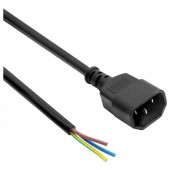 Akyga Áram Csatlakozókábel 1 m Fekete