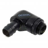 Alphacool HF Anschluss gerade G1/4 Zoll AG auf 10mm ID, 90 Grad Vízhűtés sarokösszekötő