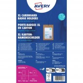 Avery-Zweckform 4839XL Névtábla behelyezhető tábla (Sz x Ma) 148 mm x 105 mm 50 db