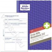 Avery-Zweckform #####Erste Hilfe Meldeblock DIN A5 Kék 312