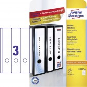 Avery-Zweckform Mappa etikett L4759-10 61 x 297 mm Papír Fehér Permanens 30 db