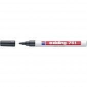 Edding 04BLK751-1001 751 Lakk jelölő Fekete 2 mm, 4 mm 1 db/csomag