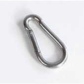 Kern HCB-A01 Karabiner (rozsdamentes acél) biztonsági zárral, kb. 15 mm nyílással, a KERN HCB és a KERN HCN függesztett mérlegekhez