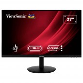 Viewsonic VG2709U-2K LED monitor (felújított) EEK F (A - G) 68.6 cm (27 coll) 2560 x 1440 pixel 16:9 4 ms HDMI™, Kijelző csatlakozó, Audio, sztereo (3.5 mm