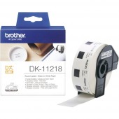 Brother DK-11218 Etikett tekercs Ø 24 mm Papír Fehér 1000 db Permanens DK11218 Univerzális etikett