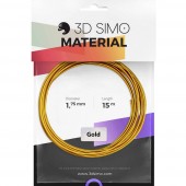 3D Simo 3Dsimo Gold 3D nyomtatószál 1.75 mm 40 g Arany 1 db