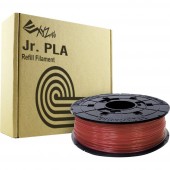 3D nyomtatószál XYZprinting PLA műanyag 1.75 mm Piros (átlátszó) 600 g Junior