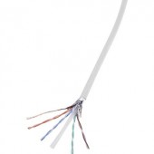 Hálózati kábel CAT 6 F/UTP 4 x 2 x 0.27 mm² Fehér TRU COMPONENTS 1567179 305 m