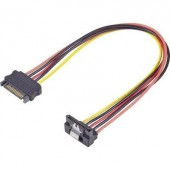 Renkforce SATA áram hosszabbító kábel 0,3 m