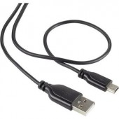 Renkforce SuperSoft csatlakozó kábel A/Mini-B fekete 1 m