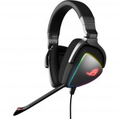 Asus ROG Delta Headset játékhoz USB, USB-C Vezetékes Over Ear Fekete
