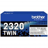 Brother Toner TN-2320TWIN TN2320TWIN Eredeti Fekete 2600 oldal