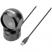 Digitus DA-81005 2D vonalkód szkenner Vezetékes 1D, 2D Lézer Fekete Asztali szkenner USB