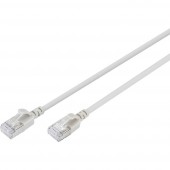 Digitus DK-1632-A-030S RJ45 Hálózati kábel, patchkábel CAT 6A F/FTP 3 m Szürke Színkódolt, Árnyékolt, Többeres, törésgátlóval 1 db