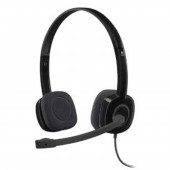 Logitech H151 Számítógépes headset 3,5 mm-es jack Vezetékes, Sztereo On Ear Fekete
