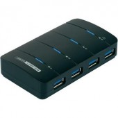 USB 3.0 4 port Hub tápegységgel, Renkforce