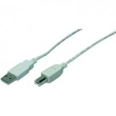 USB kábel, A típusú dugóról B típusú dugóra, 1,8 m
