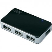 USB 2.0 hub, 4 portos, Digitus DA-70220