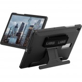 Urban Armor Gear Scout Handstrap & Kickstand Case Tablet tok Samsung Samsung Galaxy Tab A9+ (2023) Wi-Fi und LTE, A11+ (2025) Wi-Fi und 5G OutdoorCase Fekete