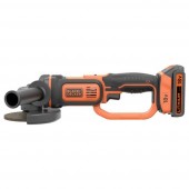 Black & Decker BCG720N-XJ Akkus sarokcsiszoló 125 mm akku nélkül, töltő nélkül, Tartozékokkal 18 V
