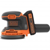 Black & Decker BDCROS18-QW Akkus excenter csiszoló akkuval, Töltővel 18 V Ø 125 mm