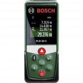 Bosch Home and Garden PLR 30 C Lézeres távolságmérő Kalibrált ISO Bluetooth-os, Dokumentiációs alkalmazás Mérési tartomány (max.) 30 m