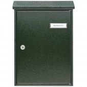 Burg Wächter 61070 LETTER 5832 GR Postaláda Acél Zöld Kulcsos zár