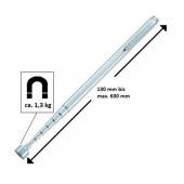 TOOLCRAFT 2180568 Bővíthető mágneses emelő pálca formájában 130 - 630 mm, 1,3 kg emelőerő