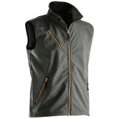 Jobman J7502-dunkelgrau-XL Softshell mellény Softshell kabát könnyű Méret: XL Sötétszürke