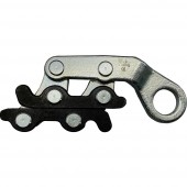 Berger & Schröter 12528 Kábelkapocs 4 mm Acél Cinkezett, Barnított 1 db