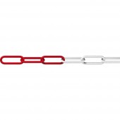 dörner + helmer 128953 Kordon lánc Piros, Fehér Műanyag 25 m