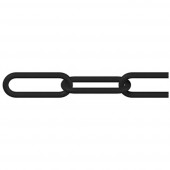 dörner + helmer 128960 Kordon lánc Fekete Műanyag 25 m