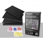 1553641 Perforált lemezfal-készlet 68 darab (H x Sz x Ma) 280 x 195 x 12 mm