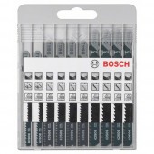 10 részes Basic for Wood szúrófűrészlap-készlet - T 119 BO  T 119 B  T 111 C Bosch Accessories 2607010629 1 készlet