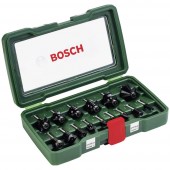 15 db. Karbid marószerszám 1/4 " -os szárral Bosch Accessories 2607019468 Szár átmérő (1/4) 6,3 mm