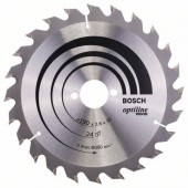 Bosch Accessories Optiline 2608640615 Keményfém körfűrészlap 190 x 30 x 2.6 mm Fogak száma (collonként): 24 1 db