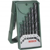 Bosch Accessories 2607019673 HSS Fém spirálfúró készlet 7 részes 2 mm, 3 mm, 4 mm, 5 mm, 6 mm, 8 mm, 10 mm Hengertekercselt DIN 338 Henger szár 1 készlet