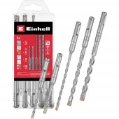Einhell 265505 40CR acél Beton spirálfúró készlet 5 részes 5 mm, 6 mm, 8 mm, 10 mm SDS-Plus 1 készlet