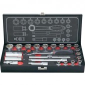 22 részes Dugókulcs készlet, 10 mm (3/8) TOOLCRAFT 826373